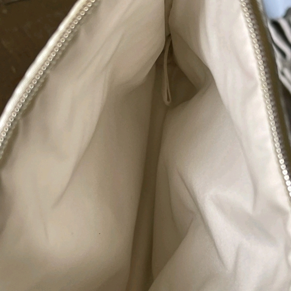 COCO Mademoiselle Satin Cosmetic Pouch - Ivory - Picture 7 of 11